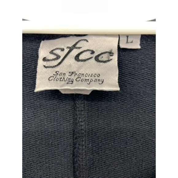 San Francisco Clothing Co Black Sleeveless Midi Dress Side Shell Button Size L - Picture 4 of 8